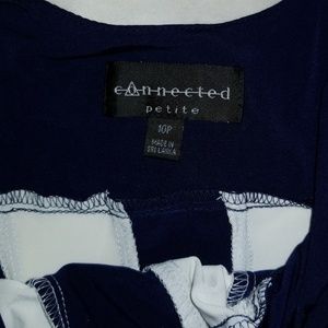 connected apparel Dresses - Connected Apparel Petite Striped Dress connected apparel Dresses - Connected Apparel Petite Striped Dress